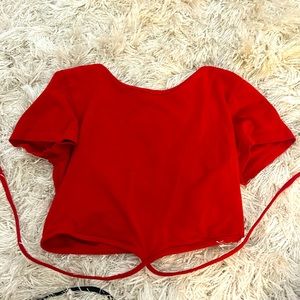 Cute, red crop